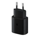 Samsung EP-TA800EBE hálózati töltő USB-C, 25W, fekete, ECO csomagolásban