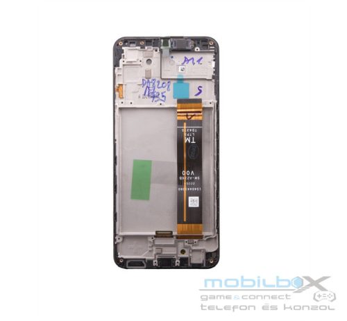 Samsung A236B Galaxy A23 5G kompatibilis LCD kijelző + érintő, kerettel, fekete