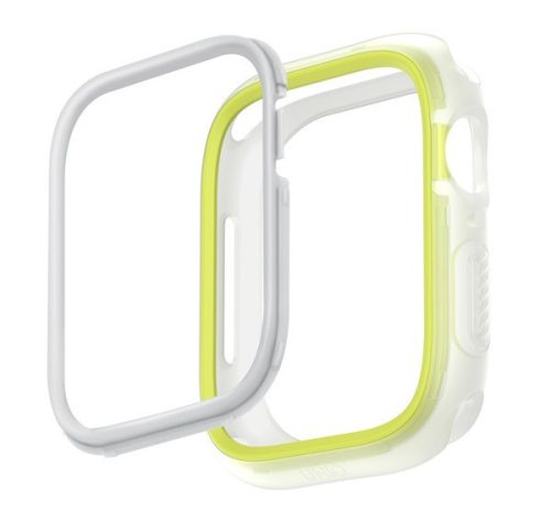 Uniq Moduo Apple Watch 41mm/40mm tok cserélhető kerettel, zöld/fehér