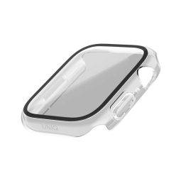  Uniq Nautic Apple Watch 45mm műanyag tok üvegfóliával, átlátszó