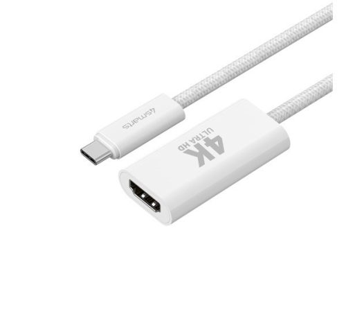 4smarts USB-C - HDMI adapter 15cm, fehér
