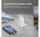 4smarts GaN Flex töltő adapter 2xUSB-C + 1 USB-A, 65W, fehér