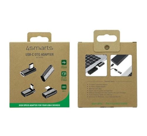 4smarts USB-C OTG adapter szett, 4 db