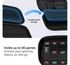 Spigen Rugged Armor Pro Nintendo Switch játékkártya tároló tok, Airtag tartóval, fekete