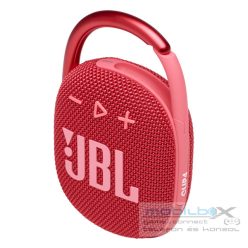   JBL Clip 4 hordozható bluetooth hangszóró, 5W, piros, JBLCLIP4RED