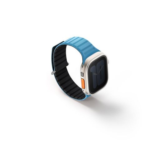 Uniq Revix Evo mágneses Apple Watch szíj, 49/45/44/42MM, kék/fekete