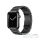 Forcell FA10 Apple Watch 42/44/45/49mm fém szíj, fekete