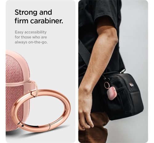 Spigen Urban Fit Apple AirPods (3. gen) tok, rozéarany