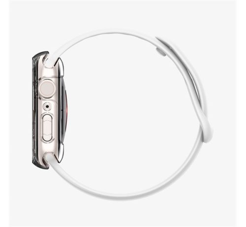 Spigen Ultra Hybrid Apple Watch 9 / 8 / 7 41mm tok, Crystal Clear, átlátszó