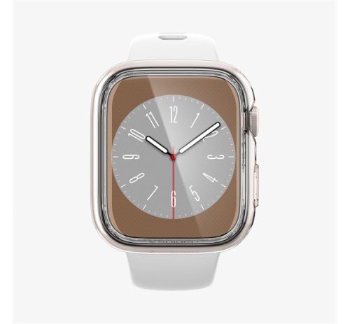 Spigen Ultra Hybrid Apple Watch 9 / 8 / 7 41mm tok, Crystal Clear, átlátszó