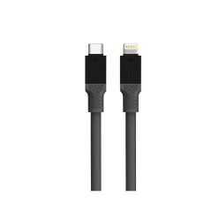   Tactical Fat Man USB-C / Lightning töltő- és adatkábel, 1m, szürke