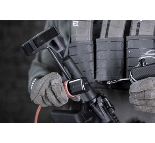 Tactical Base Plug Dual gyorstöltő adapter USB-A+ USB-C, 20W, fekete