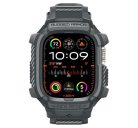Spigen Rugged Armor Pro Apple Watch Ultra 3 / 2 / 1 49mm tok / szíj, sötétszürke
