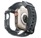 Spigen Rugged Armor Pro Apple Watch Ultra 3 / 2 / 1 49mm tok / szíj, sötétszürke