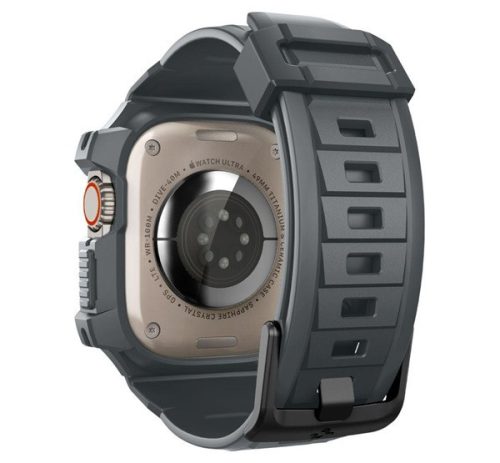 Spigen Rugged Armor Pro Apple Watch Ultra 3 / 2 / 1 49mm tok / szíj, sötétszürke