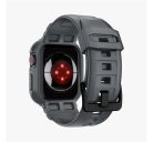 Spigen Rugged Armor Pro Apple Watch 9 / 8 / 7 45mm / SE (2nd / 1st Gen) / 6 / 5 / 4 44mm tok, sötétszürke
