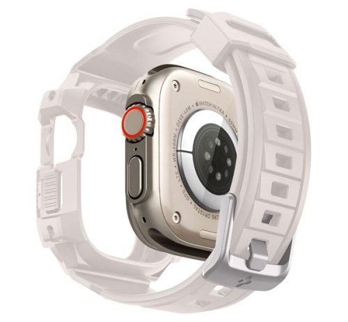 Spigen Rugged Armor Pro Apple Watch Ultra 2 / 1 49mm tok / szíj, bézs