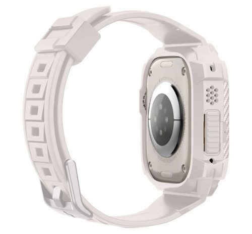 Spigen Rugged Armor Pro Apple Watch Ultra 2 / 1 49mm tok / szíj, bézs