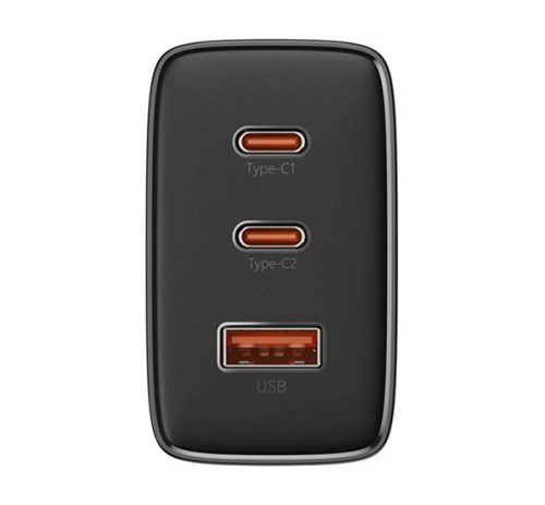 Baseus OS-Cube Pro töltő 2xUSB-AUSB-C + USB-A, 65W, fekete