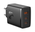 Baseus OS-Cube Pro töltő 2xUSB-AUSB-C + USB-A, 65W, fekete