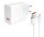 Xiaomi MDY-12-EH gyári hálózati töltő adapter USB-A+ USB-C kábel, 67W, fehér, ECO csomagolásban