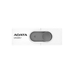 ADATA Pendrive 64GB, UV220, Fehér-szürke