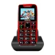 Evolveo EasyPhone (EP501) nyomógombos mobiltelefon, piros