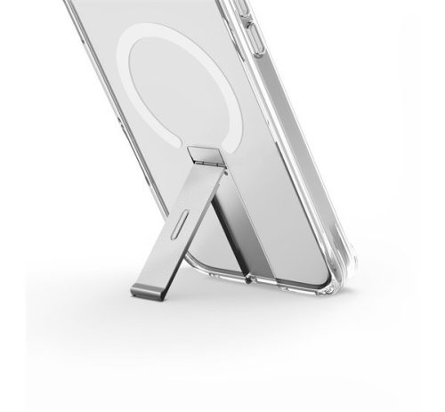 Uniq Eleva Apple iPhone 16 Pro Max Magsafe szilikon tok tartó résszel, átlátszó