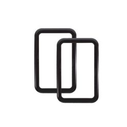   Huawei Honor Watch ES, Kijelzővédő fólia, ütésálló fólia (az íves részre nem hajlik rá!), Tempered Glass (edzett üveg), fekete, 2 db / csomag