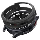 Samsung Galaxy Watch 6 Classic (43mm) SM-R950 / R955, Szilikon védőkeret, közepesen ütésálló, Spigen Liquid Air, fekete