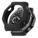 Amazfit T-Rex 3, Szilikon védőkeret, közepesen ütésálló, szíj nélkül, fekete