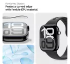 Spigen EliteShield EZ Fit Apple Watch 11 /Watch 10 46mm kijelzővédő fólia felhelyező kerettel (2db)