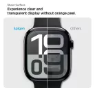 Spigen EliteShield EZ Fit Apple Watch 11 /Watch 10 46mm kijelzővédő fólia felhelyező kerettel (2db)