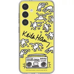 Samsung Galaxy S24+ Keith Haring Dance gyári tok, sárga