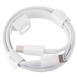   Apple USB-C-Lightning kábel, 1m, 96W, 4.7A, fehér, csomagolás nélkül (Bulk)
