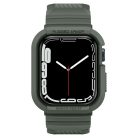Spigen Rugged Armor Pro Apple Watch 9 / 8 / 7 45mm / SE (2nd / 1st Gen) / 6 / 5 / 4 44mm tok, zöld