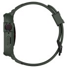 Spigen Rugged Armor Pro Apple Watch 9 / 8 / 7 45mm / SE (2nd / 1st Gen) / 6 / 5 / 4 44mm tok, zöld
