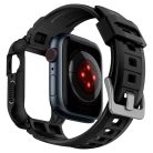Spigen Rugged Armor Pro Apple Watch 9 / 8 / 7 / 6 / SE ( 3 / 2 / 1 Gen) 44mm / 45mm tok, fekete