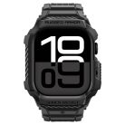 Spigen Rugged Armor Pro 2 Apple Watch 10-11 (42 mm) szíj / tok, Matte Black, fekete