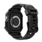 Spigen Rugged Armor Pro 2 Apple Watch 10-11 (42 mm) szíj / tok, Matte Black, fekete