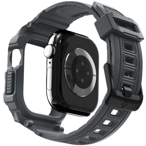 Spigen Rugged Armor Pro 2 Apple Watch 10-11 (46 mm) szíj / tok, Dark Gray, sötétszürke