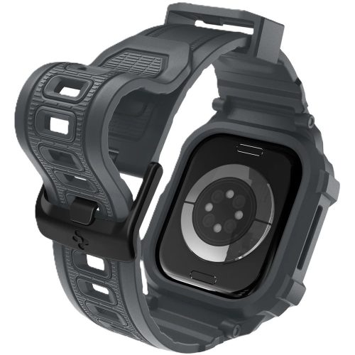 Spigen Rugged Armor Pro 2 Apple Watch 10-11 (46 mm) szíj / tok, Dark Gray, sötétszürke