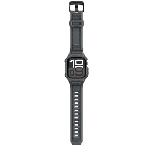 Spigen Rugged Armor Pro 2 Apple Watch 10-11 (46 mm) szíj / tok, Dark Gray, sötétszürke