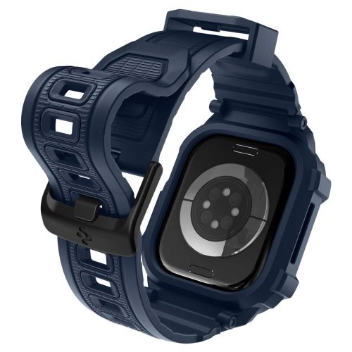 Spigen Rugged Armor Pro 2 Apple Watch 10-11 (46 mm) szíj / tok, Navy Blue, sötétkék
