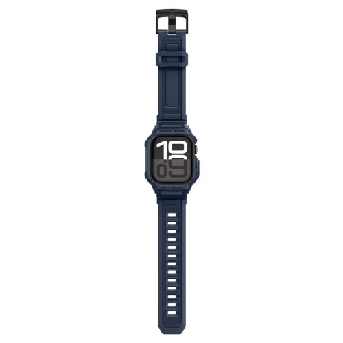 Spigen Rugged Armor Pro 2 Apple Watch 10-11 (46 mm) szíj / tok, Navy Blue, sötétkék