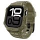 Spigen Rugged Armor Pro 2 Apple Watch 10-11 (46 mm) szíj / tok, Vintage Khaki, zöld