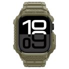 Spigen Rugged Armor Pro 2 Apple Watch 10-11 (46 mm) szíj / tok, Vintage Khaki, zöld
