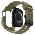 Spigen Rugged Armor Pro 2 Apple Watch 10-11 (46 mm) szíj / tok, Vintage Khaki, zöld