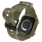 Spigen Rugged Armor Pro 2 Apple Watch 10-11 (46 mm) szíj / tok, Vintage Khaki, zöld