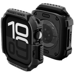   Spigen Rugged Armor 2 Apple Watch 10-11 (42 mm) tok, Matte Black, fekete
